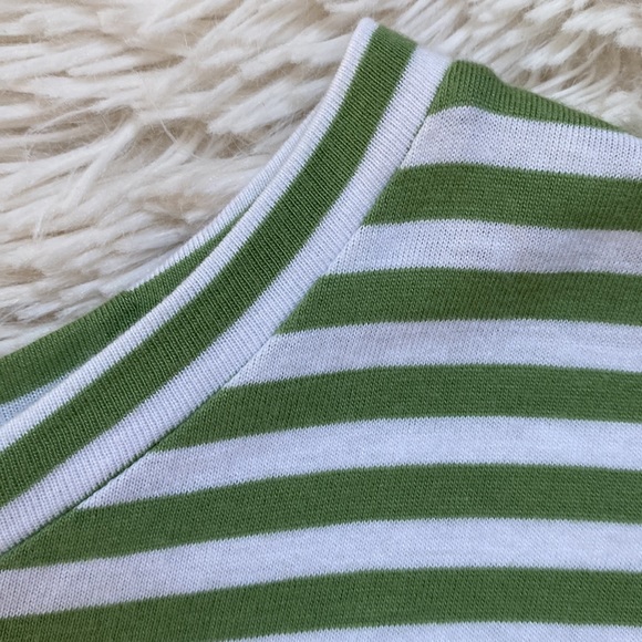 Banana Republic Factory Designer Tee 💗 Green & White - Picture 12 of 14
